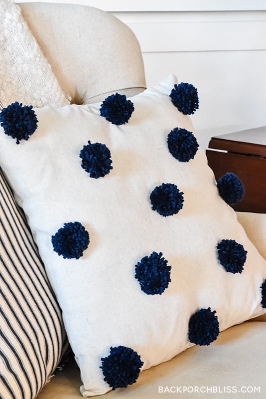 pom pom pillow